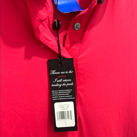 Greyson Scarlett Red Women’s Polo Shirt size Small - Picture 8 of 11